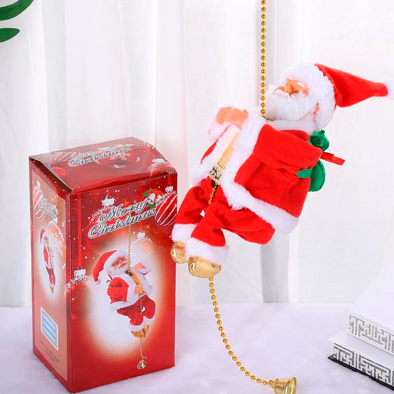 Musical Santa Claus Toys for Climbing Electric Chimneys