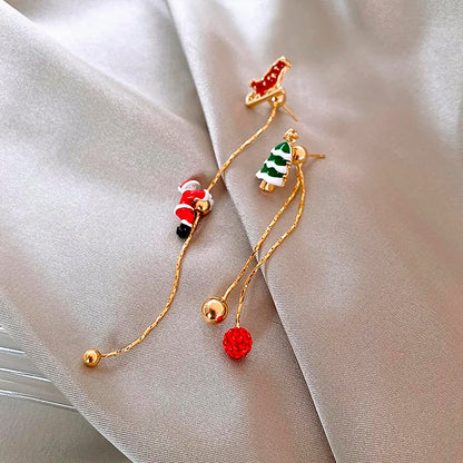 Santa Claus Tassel Earrings