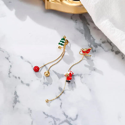 Santa Claus Tassel Earrings