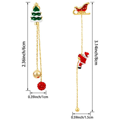 Santa Claus Tassel Earrings