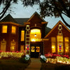 Christmas decorative stair lights with Santa Claus!