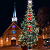 Christmas decorative stair lights with Santa Claus!