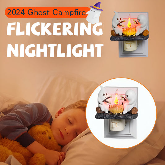 2024 Ghost Campfire Flickering Nightlight✨🔥👻