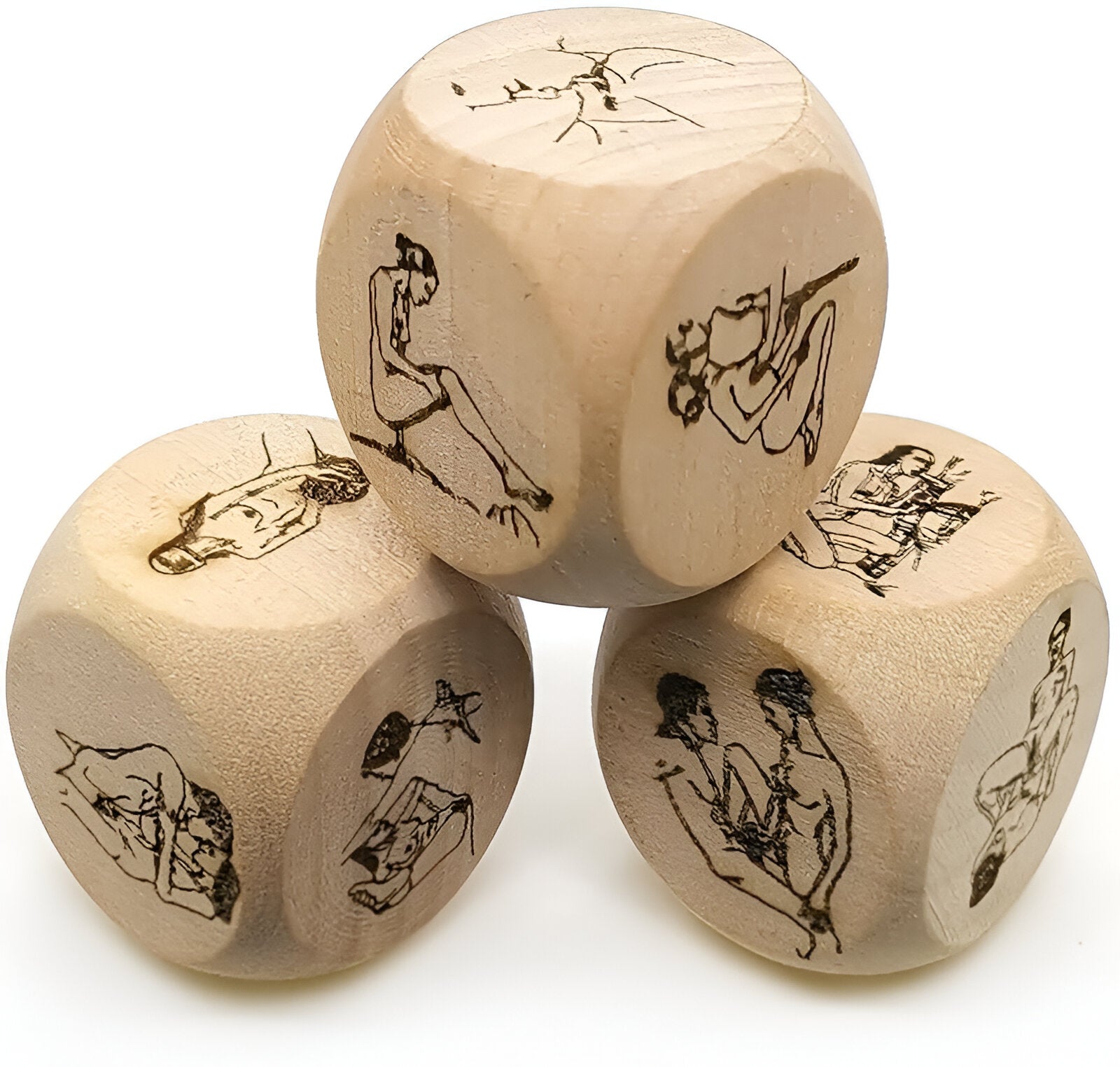 4 Sex Dice for Role Play, Fun Love Dice for Adults🔥