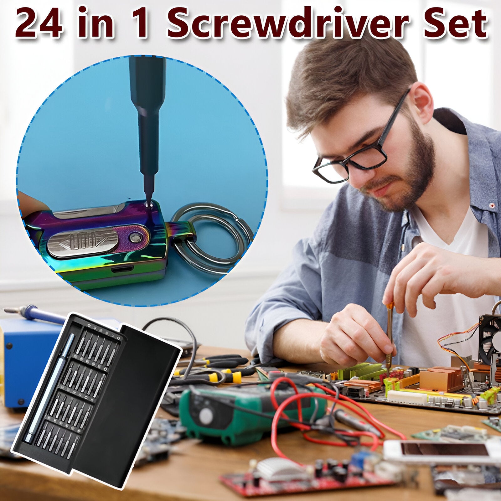 🔥 2024Hot Sale🎁🪛24 in 1 Screwdriver Set 🧰