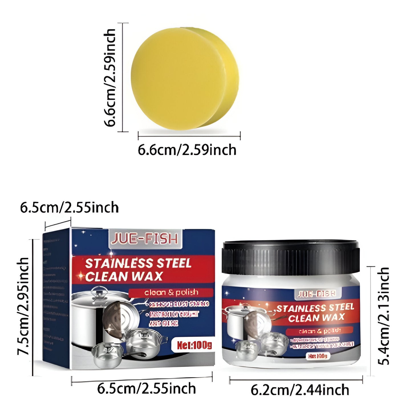 Nanotechnology Stainless Steel Magic Cleaning Paste