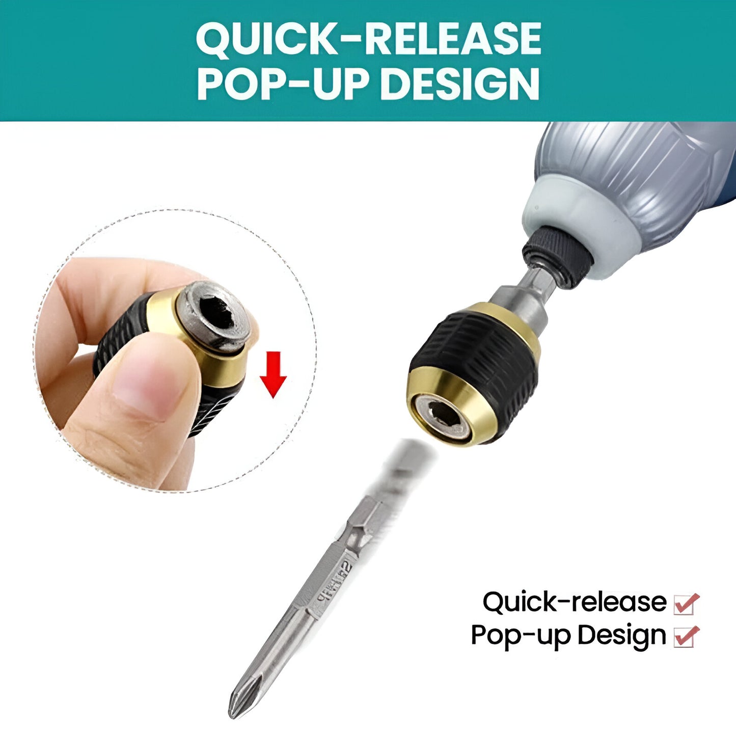 Quick Release Hex Bit Coupling