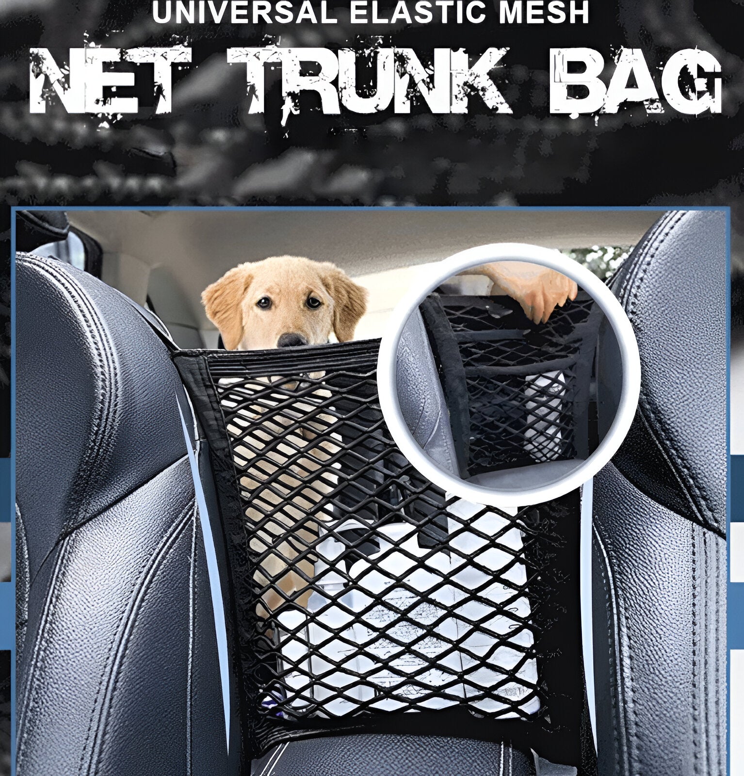 Universal Elastic Mesh Net Trunk Bag (Three Layers)