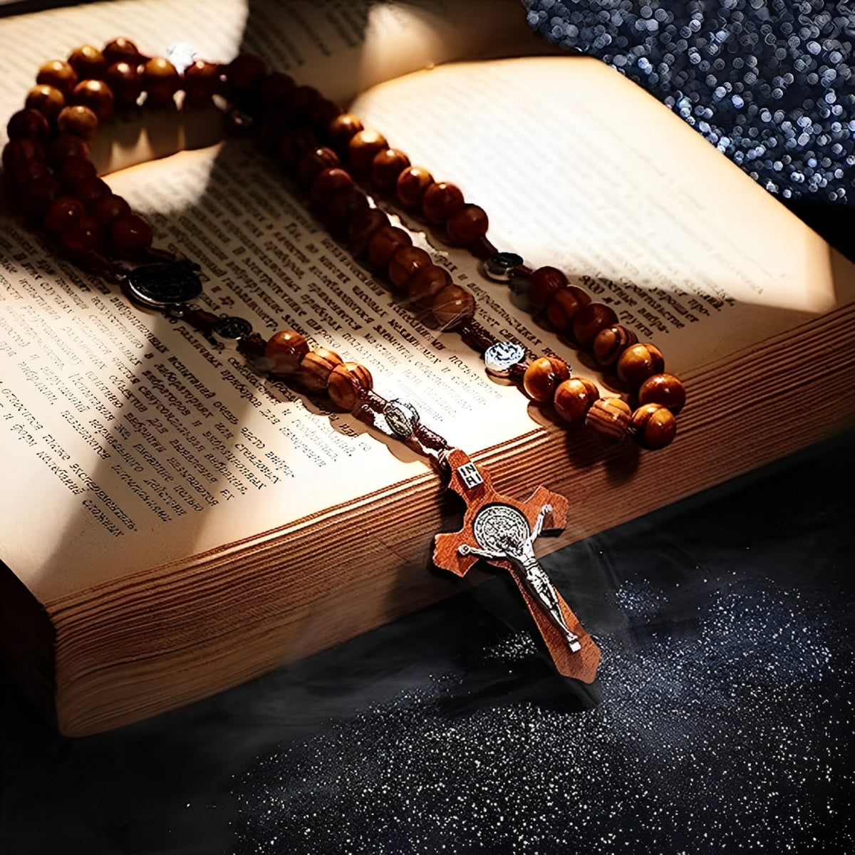Divine protection palo santo rosary
