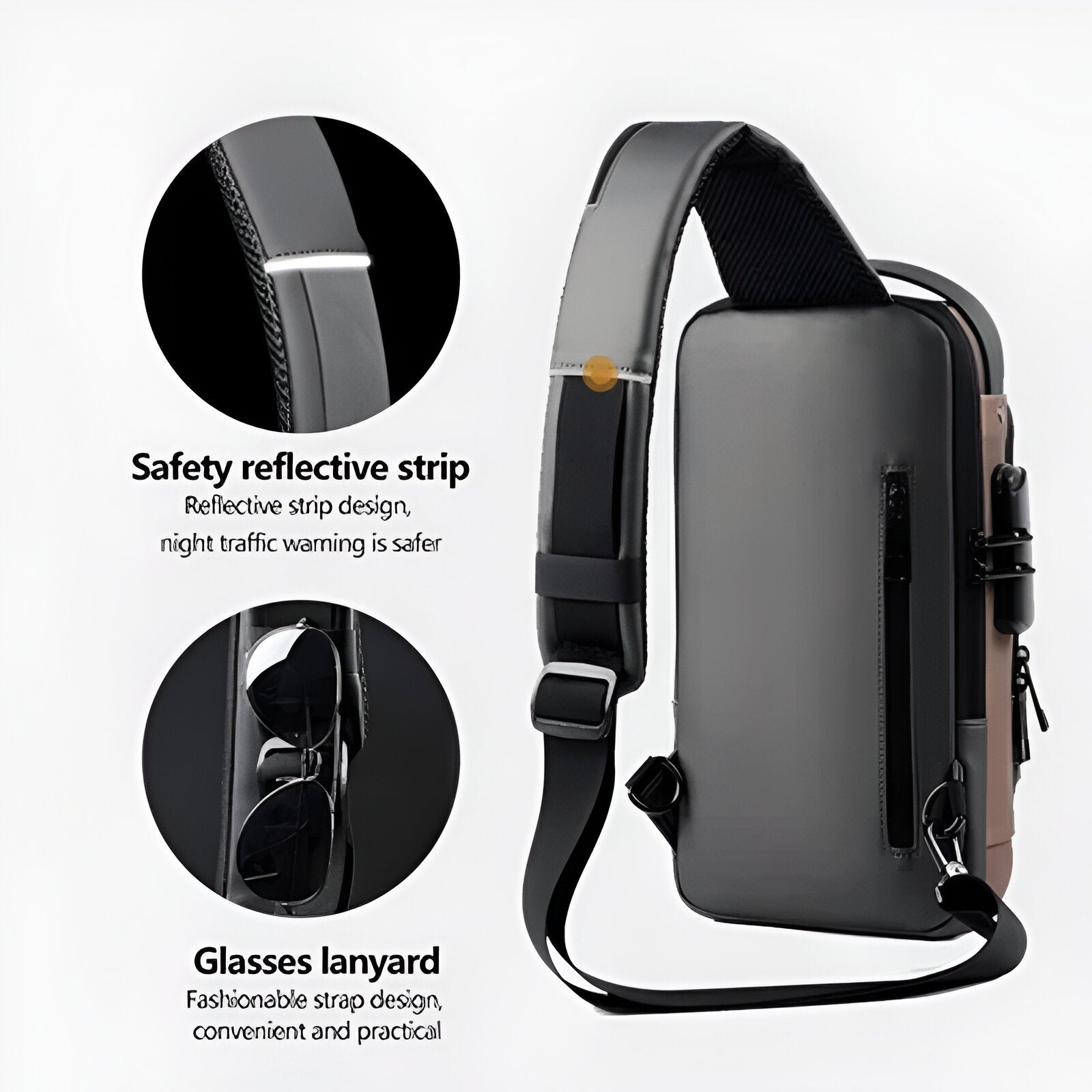 Anti-theft shoulder bag