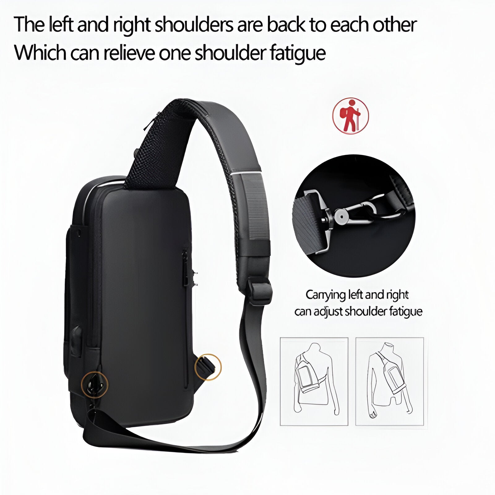 Anti-theft shoulder bag