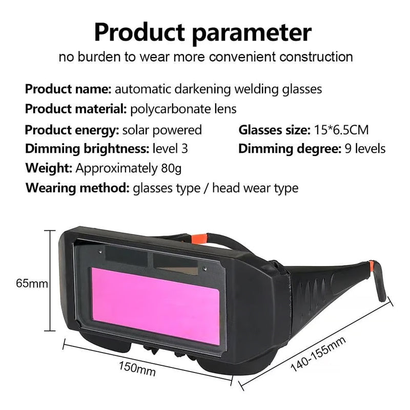 🔥2024 New Year Hot Sale🎁 Auto Dimming Welding Glasses