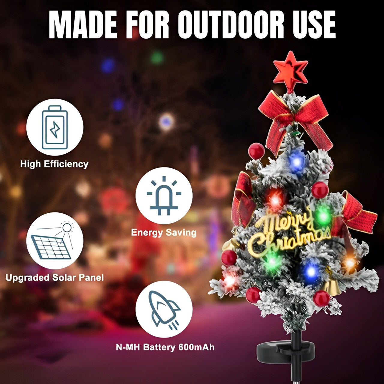 Black Friday Sale!🎄 Solar Christmas Tree Stake Lights