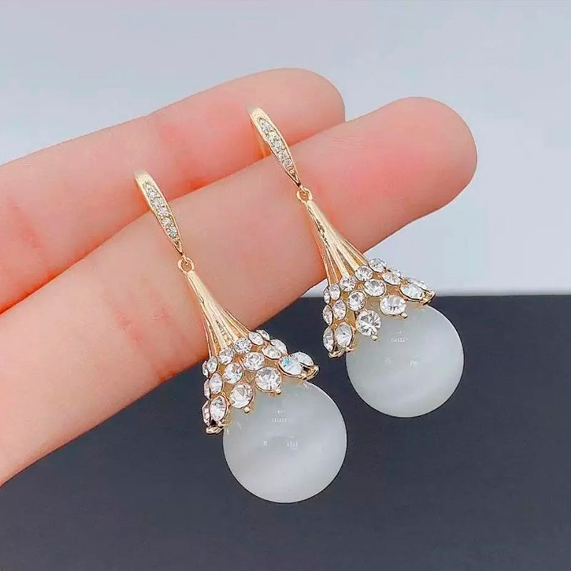 Opal Pearl Earrings