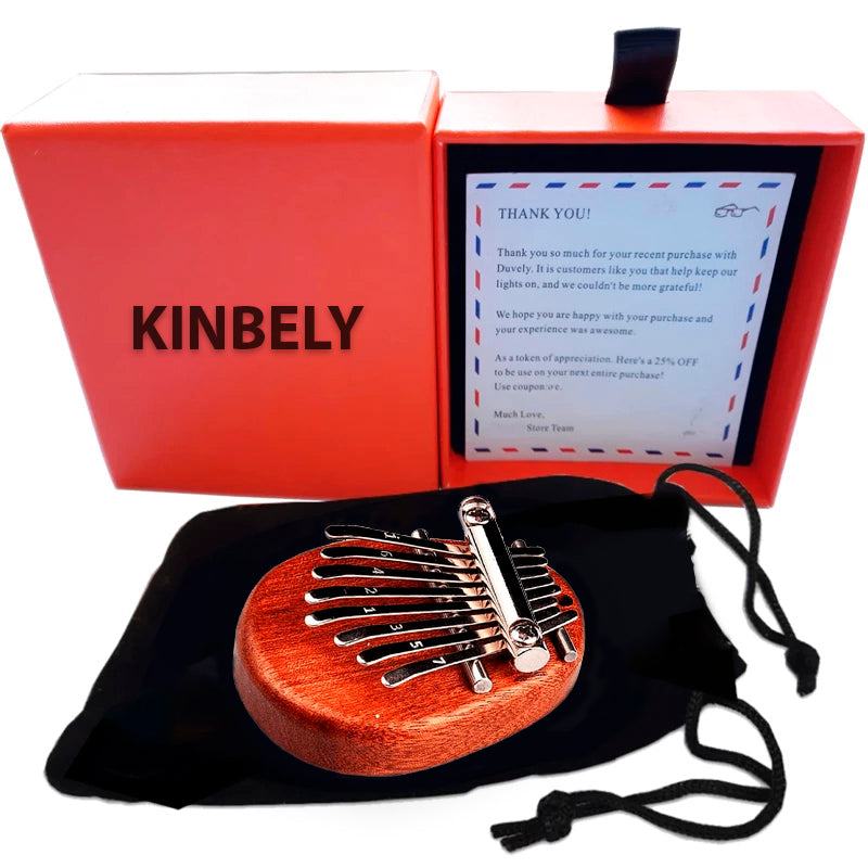 Mini thumb piano 8 keys