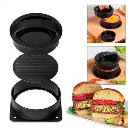 Hamburger meat press