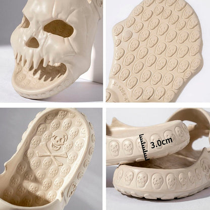 Unisex Non-slip Skull Sandals