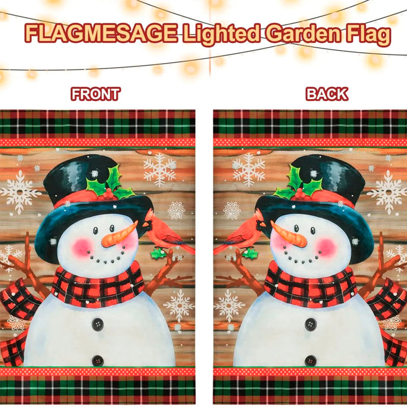 Christmas Solar Energe LED Garden Flags 🎄SPECIAL OFFER 50% OFF 🎉