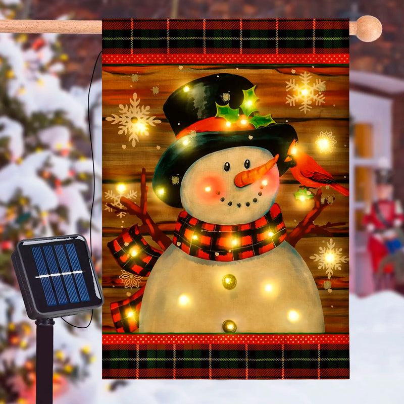 Christmas Solar Energe LED Garden Flags 🎄SPECIAL OFFER 50% OFF 🎉