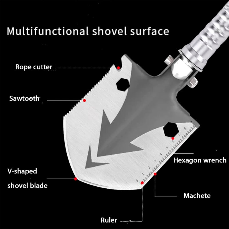 🎉[Special Offer] Get 1 Extra ⛏ Outdoor Multifuntional Shovel ⛏ at 75% Off)🎉