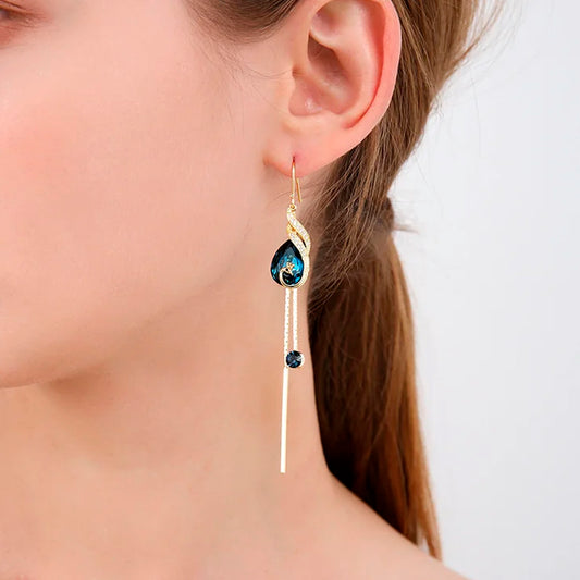 Peacock Phoenix Earrings