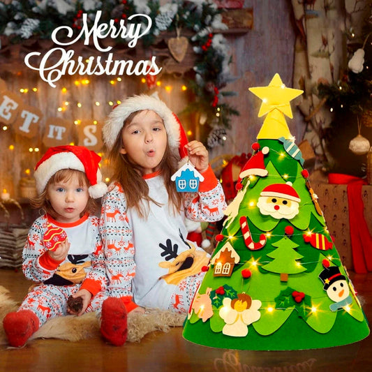 🎁Montessori 3D DIY Felt Christmas Tree 🎄✨